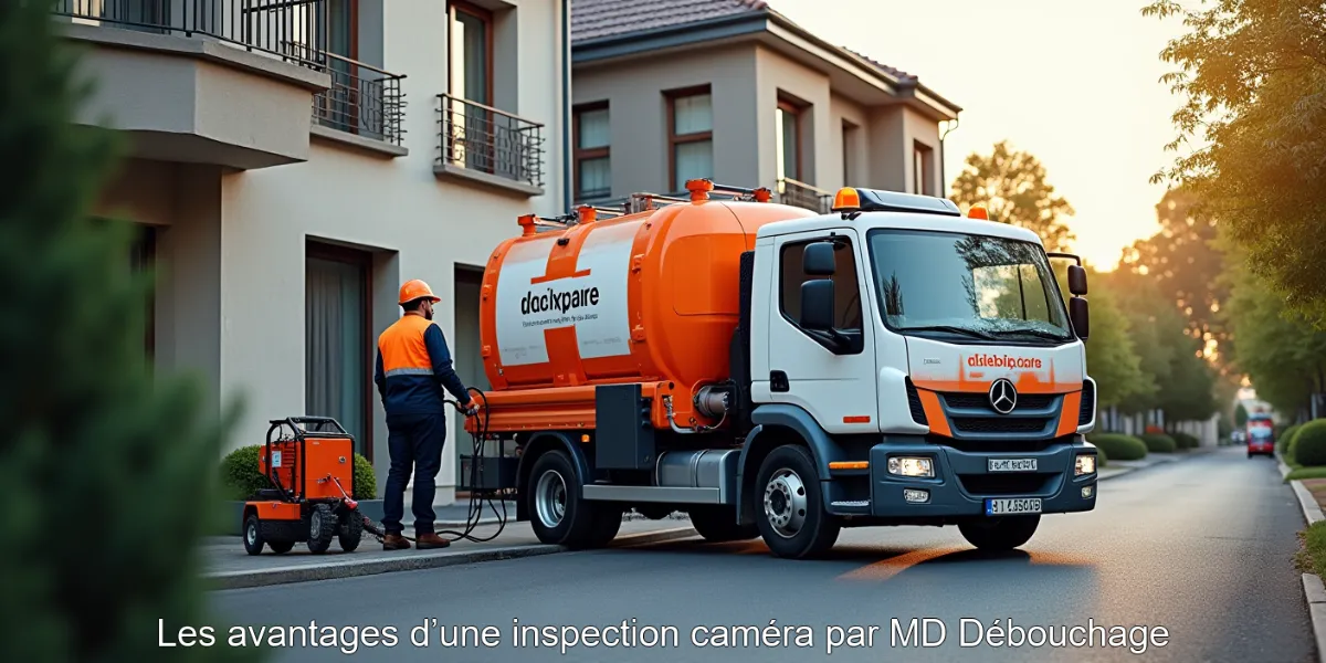 Les avantages d’une inspection caméra par MD Débouchage