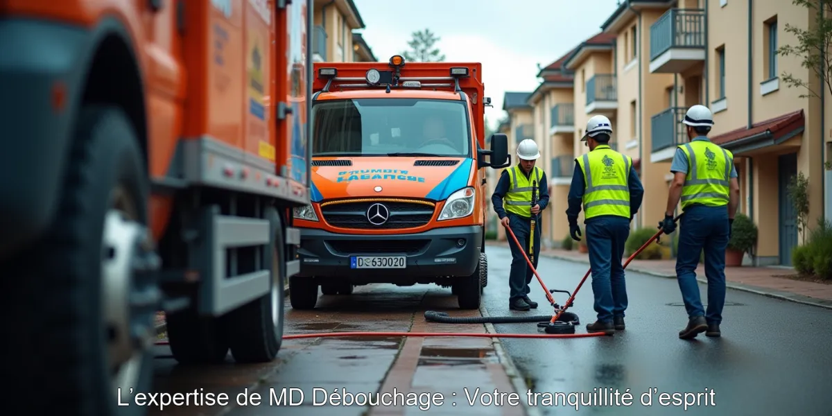 L’expertise de MD Débouchage : Votre tranquillité d’esprit