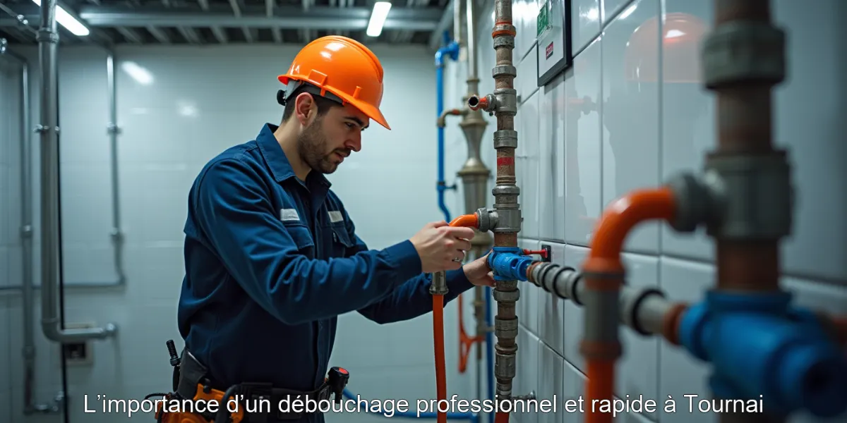 L’importance d’un débouchage professionnel et rapide à Tournai