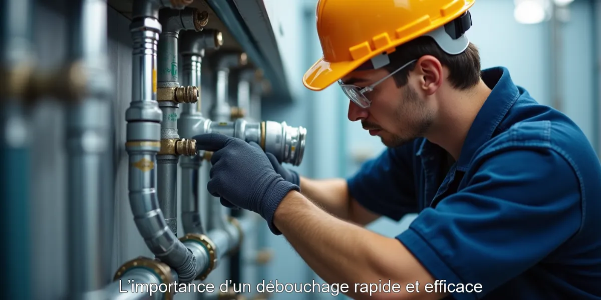 L’importance d’un débouchage rapide et efficace