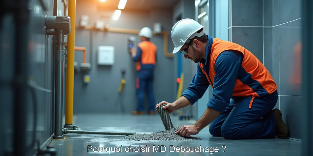 Pourquoi choisir MD Débouchage ?