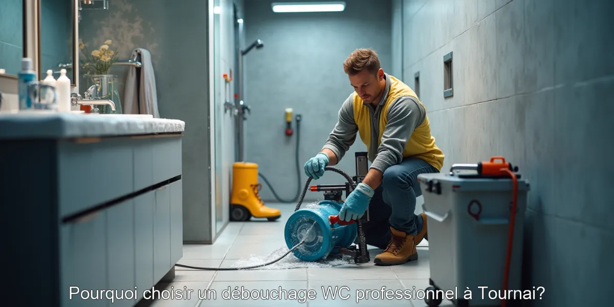 Pourquoi choisir un débouchage WC professionnel à Tournai?