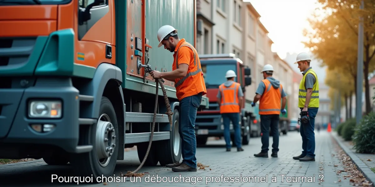 Pourquoi choisir un débouchage professionnel à Tournai ?