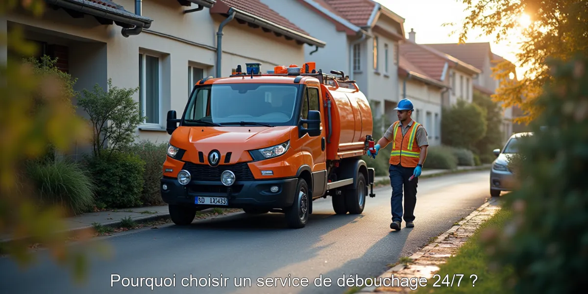 Pourquoi choisir un service de débouchage 24/7 ?