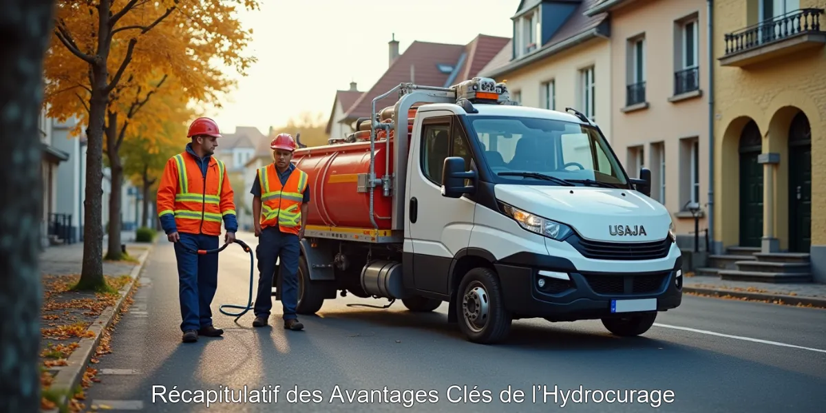 Récapitulatif des Avantages Clés de l’Hydrocurage