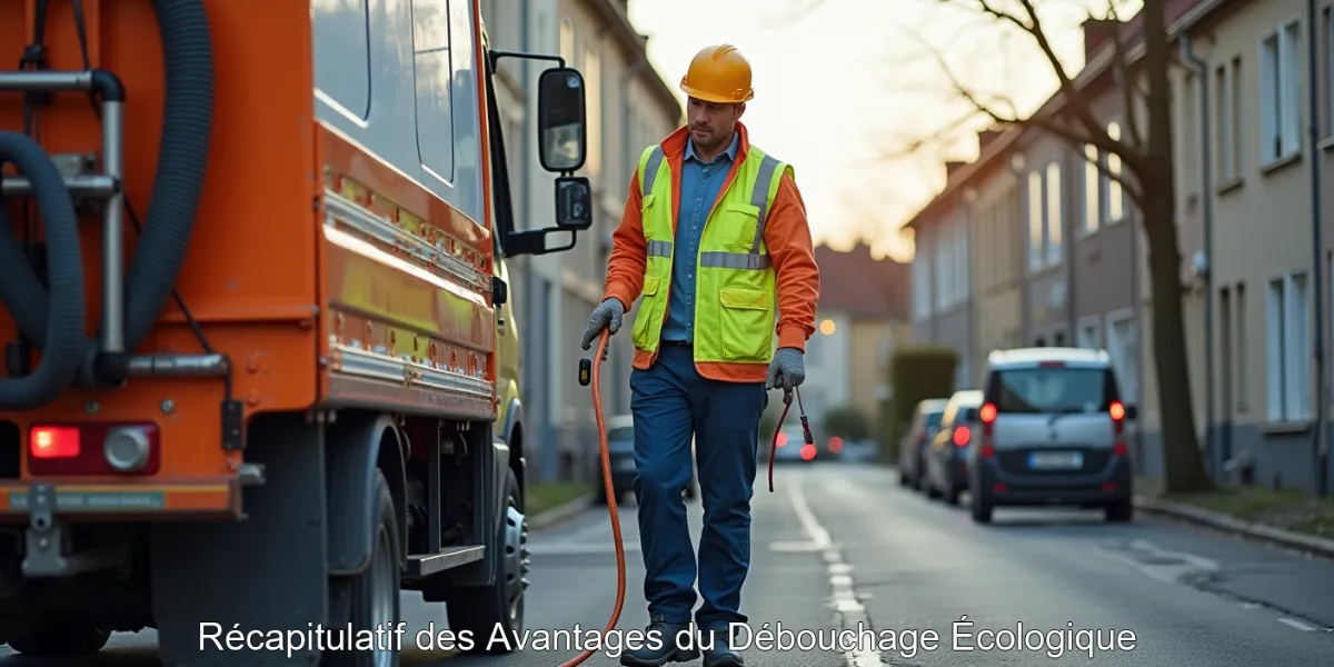 Récapitulatif des Avantages du Débouchage Écologique