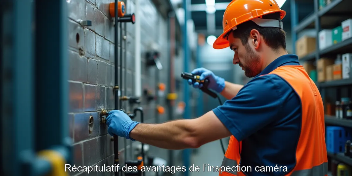 Récapitulatif des avantages de l’inspection caméra