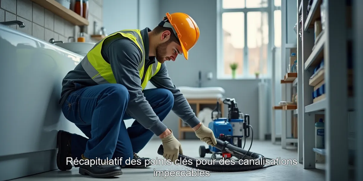 Récapitulatif des points clés pour des canalisations impeccables