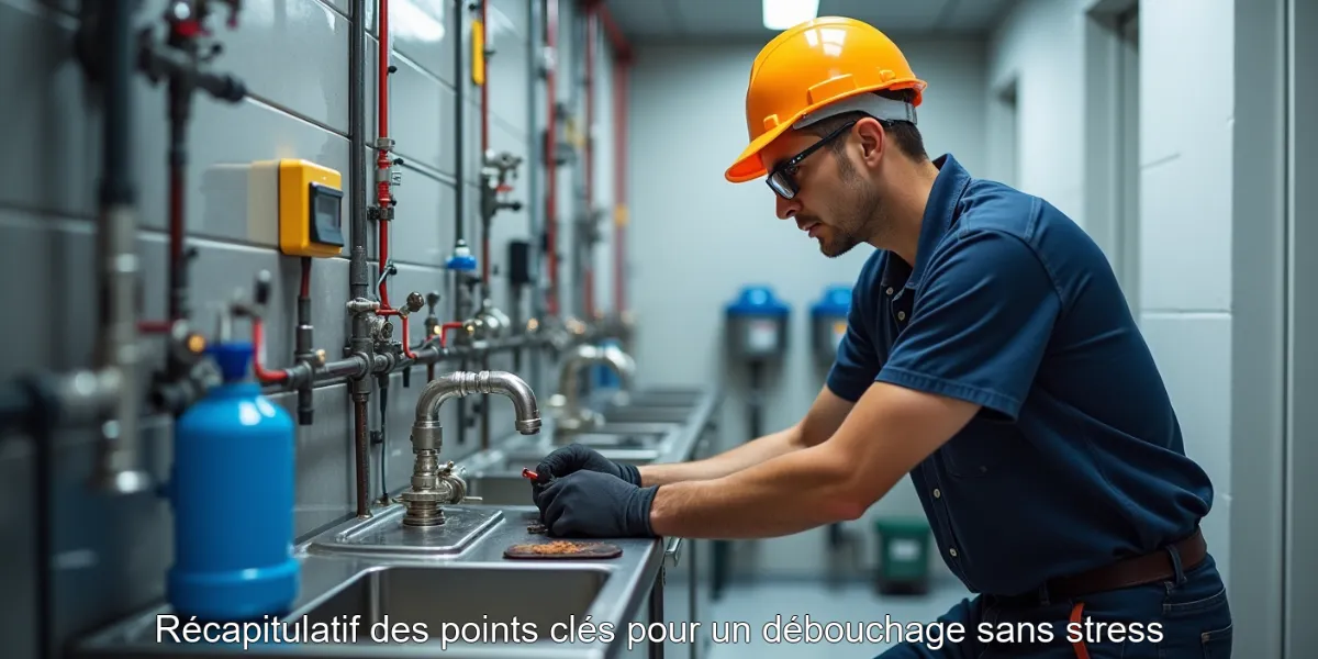 Récapitulatif des points clés pour un débouchage sans stress