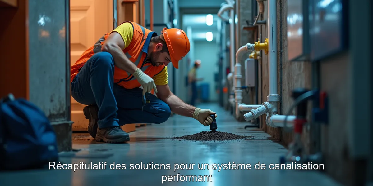 Récapitulatif des solutions pour un système de canalisation performant