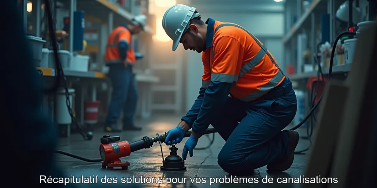 Récapitulatif des solutions pour vos problèmes de canalisations