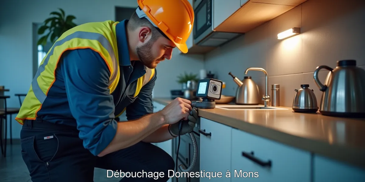 Débouchage Domestique à Mons