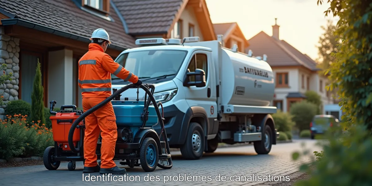 Identification des problèmes de canalisations