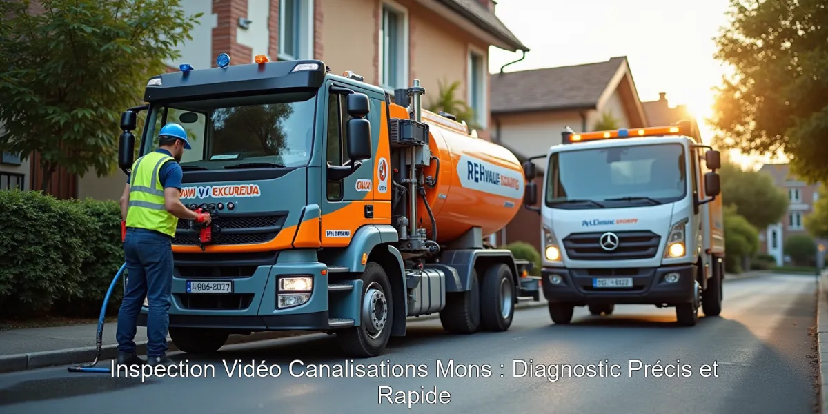 Inspection Vidéo Canalisations Mons : Diagnostic Précis et Rapide