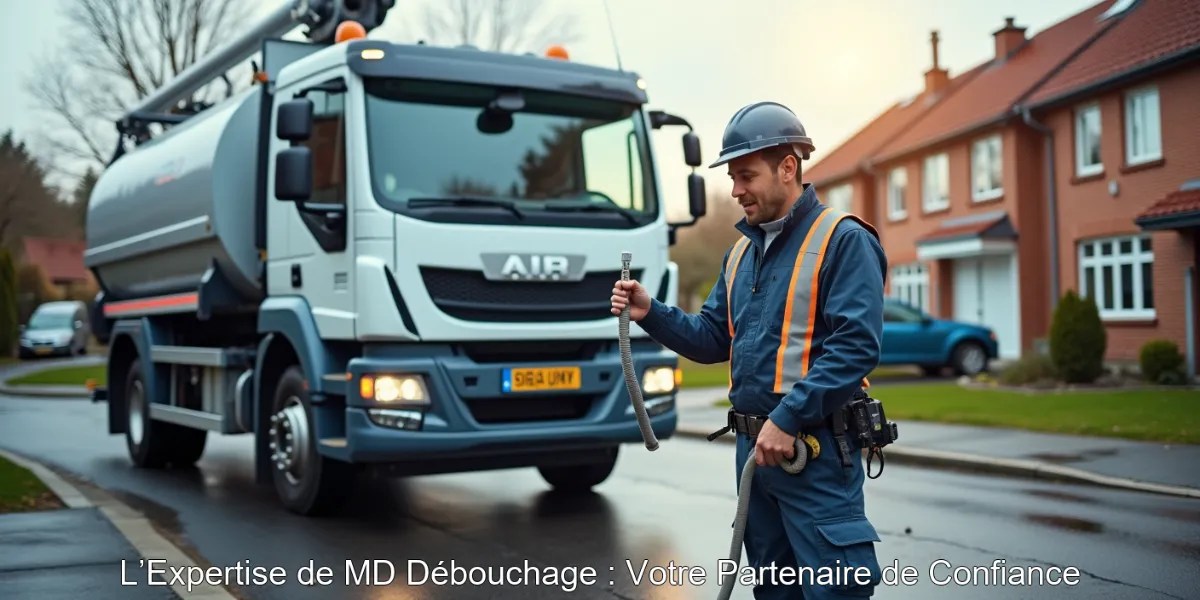 L’Expertise de MD Débouchage : Votre Partenaire de Confiance