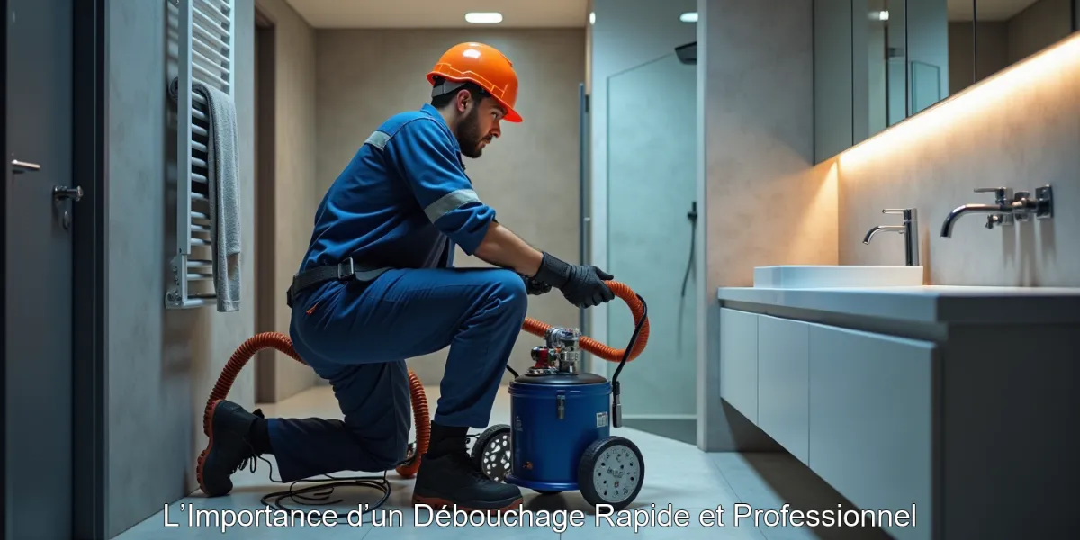 L’Importance d’un Débouchage Rapide et Professionnel