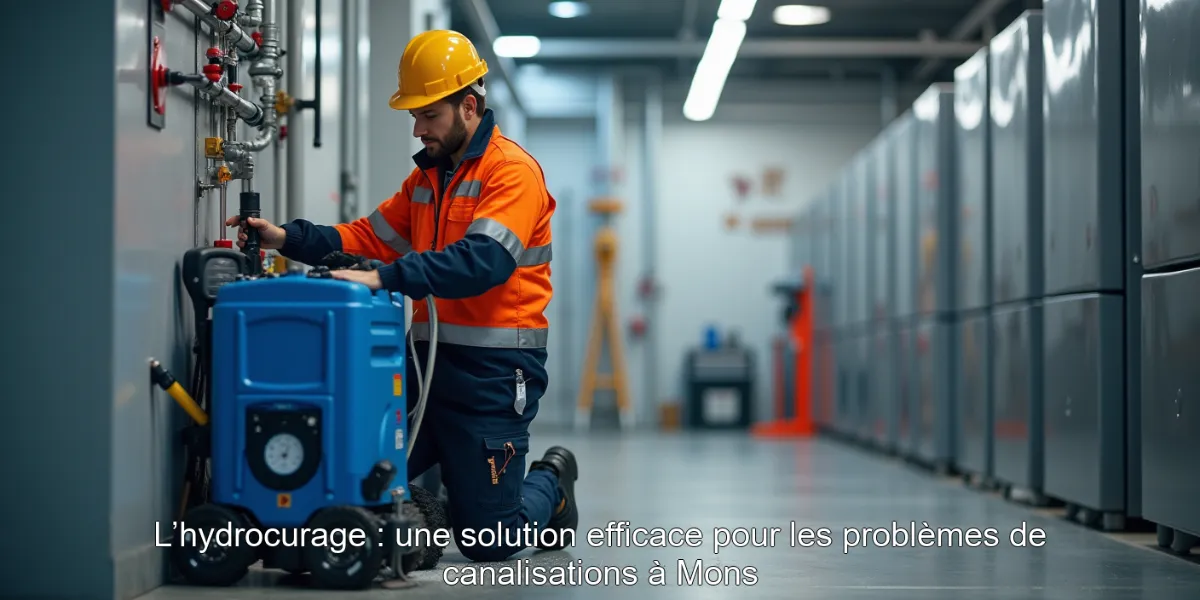 L’hydrocurage : une solution efficace pour les problèmes de canalisations à Mons