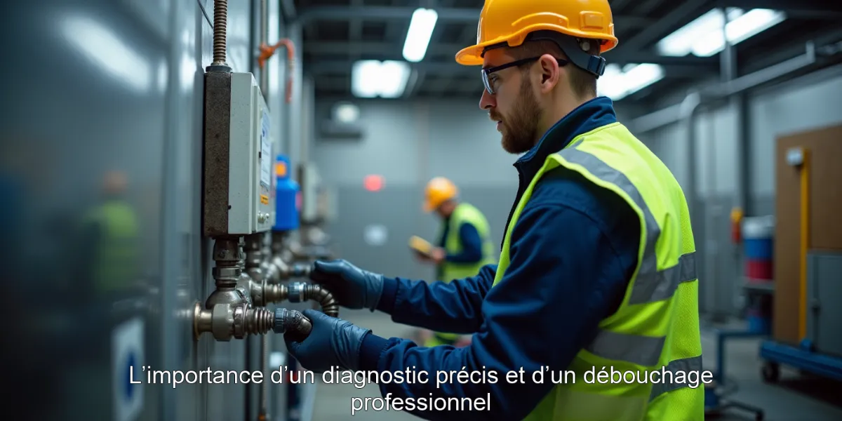 L’importance d’un diagnostic précis et d’un débouchage professionnel