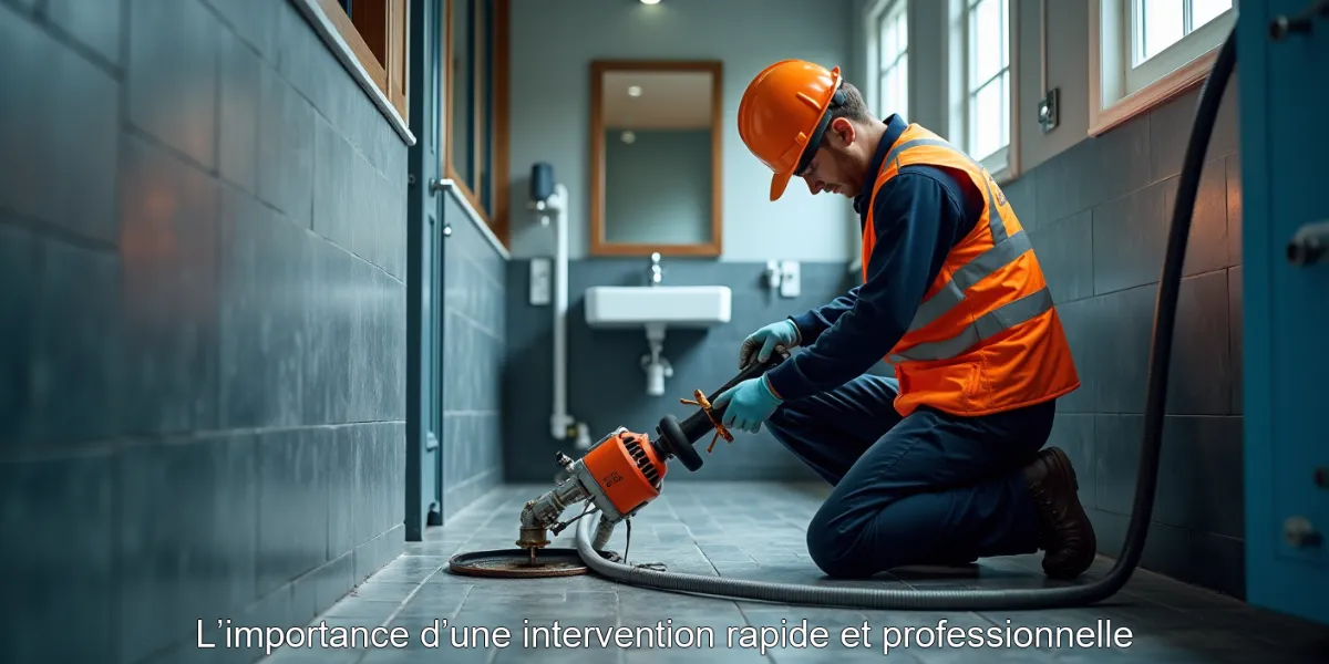 L’importance d’une intervention rapide et professionnelle
