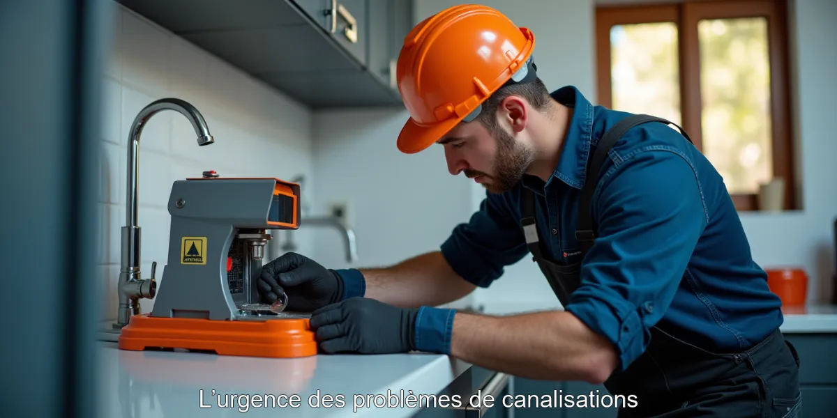 L’urgence des problèmes de canalisations