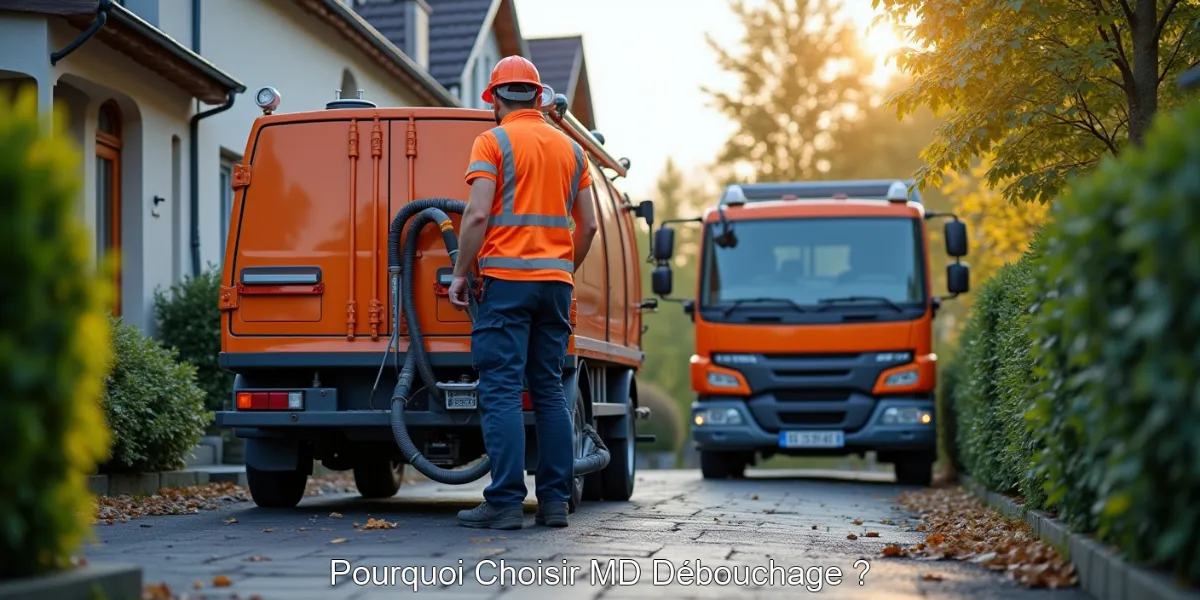 Pourquoi Choisir MD Débouchage ?