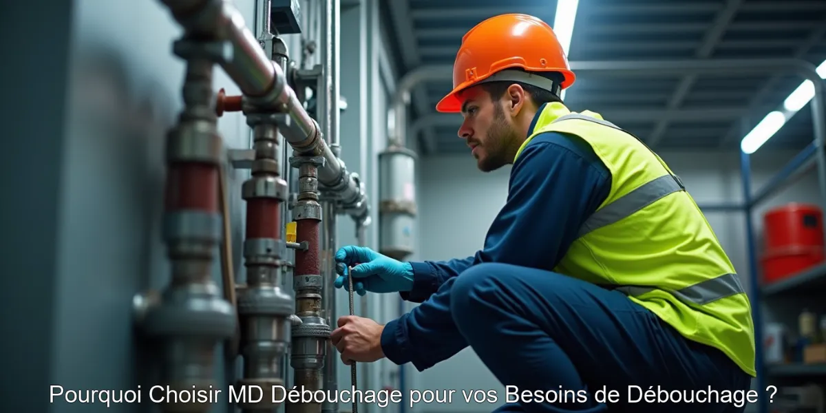 Pourquoi Choisir MD Débouchage pour vos Besoins de Débouchage ?