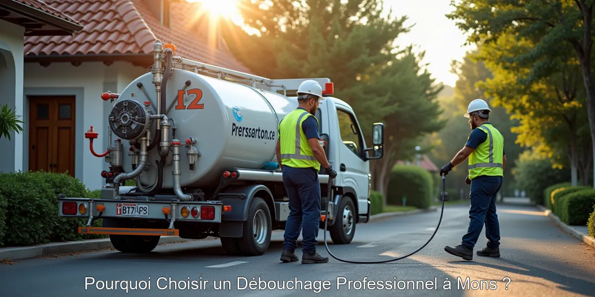 Pourquoi Choisir un Débouchage Professionnel à Mons ?