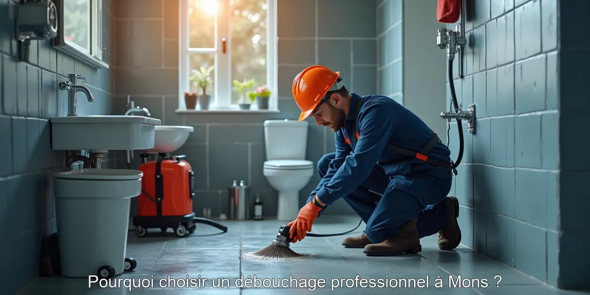 Pourquoi choisir un débouchage professionnel à Mons ?