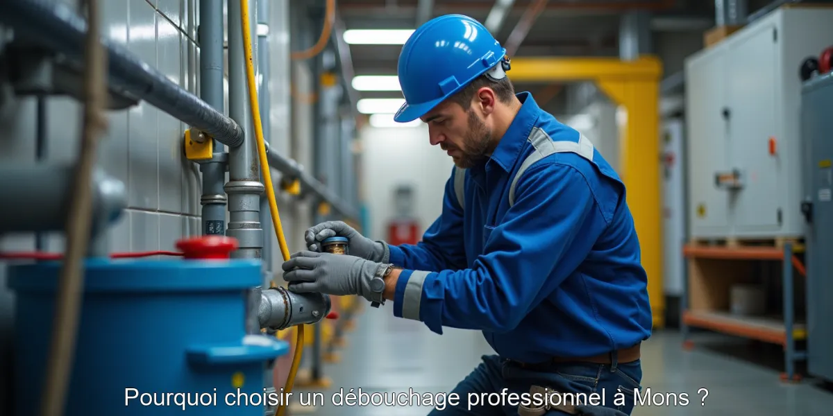 Pourquoi choisir un débouchage professionnel à Mons ?