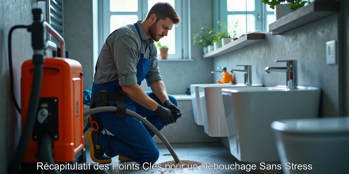 Récapitulatif des Points Clés pour un Débouchage Sans Stress