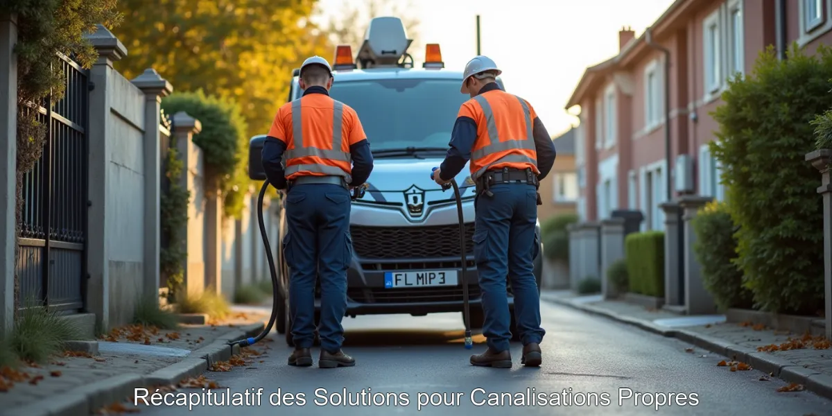 Récapitulatif des Solutions pour Canalisations Propres