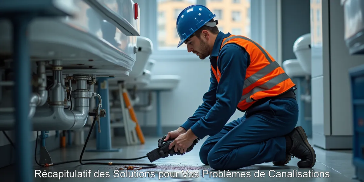 Récapitulatif des Solutions pour Vos Problèmes de Canalisations