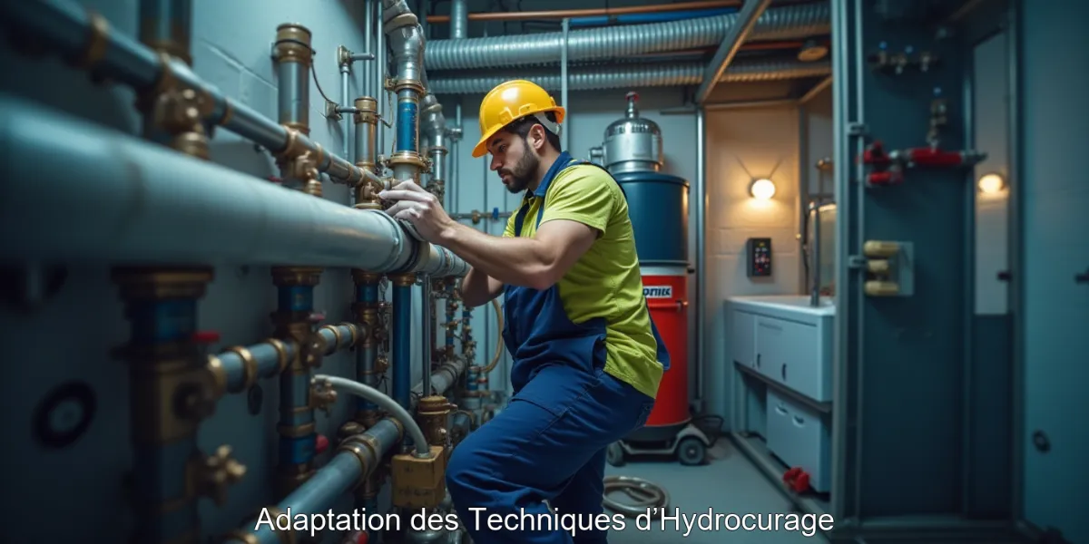 Adaptation des Techniques d’Hydrocurage
