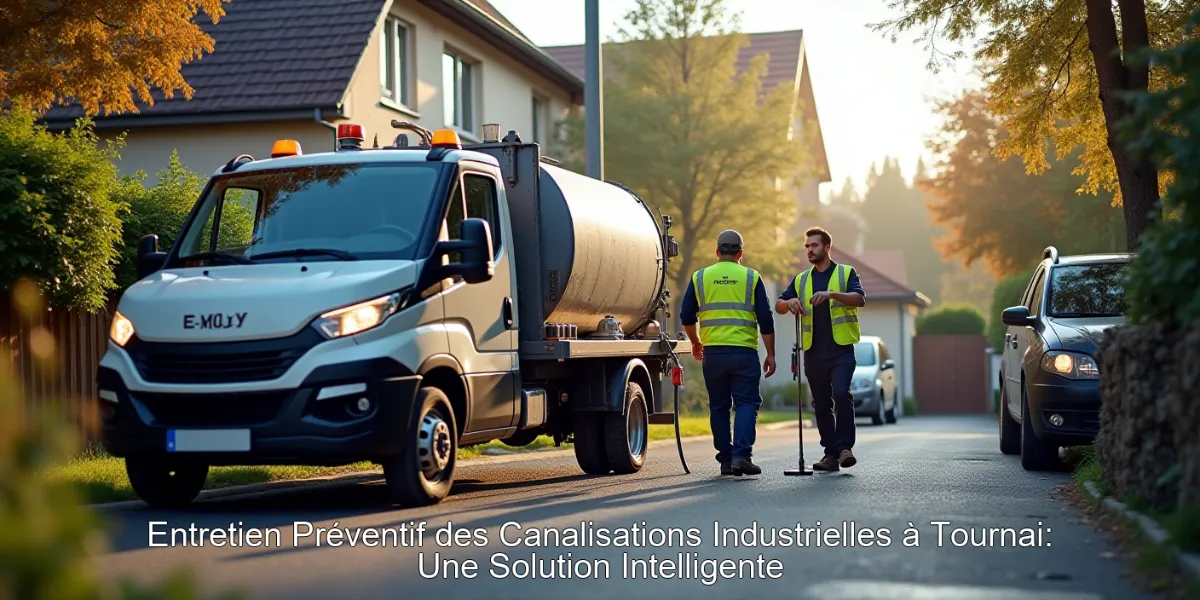 Entretien Préventif des Canalisations Industrielles à Tournai: Une Solution Intelligente
