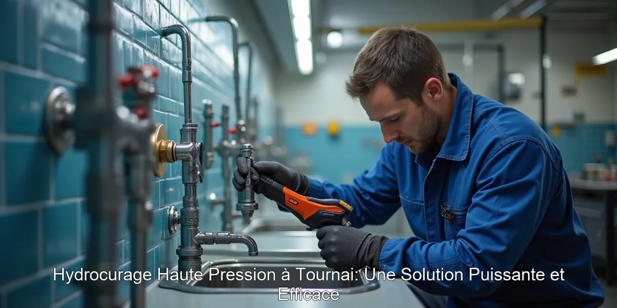 Hydrocurage Haute Pression à Tournai: Une Solution Puissante et Efficace