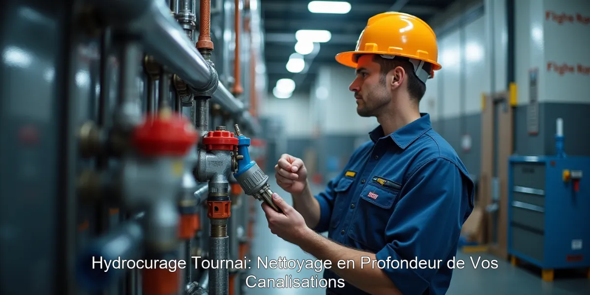 Hydrocurage Tournai: Nettoyage en Profondeur de Vos Canalisations