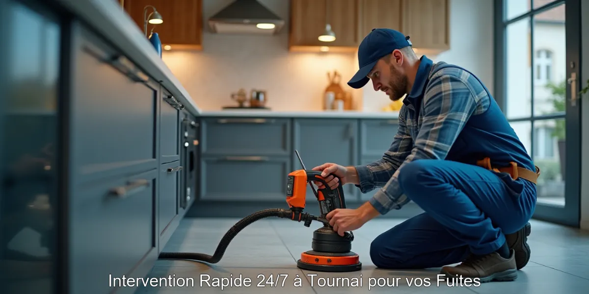 Intervention Rapide 24/7 à Tournai pour vos Fuites