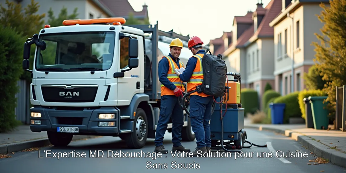 L’Expertise MD Débouchage : Votre Solution pour une Cuisine Sans Soucis