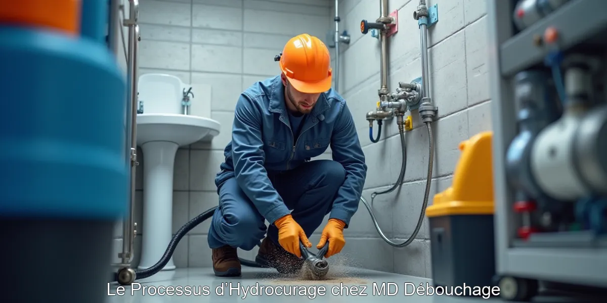 Le Processus d’Hydrocurage chez MD Débouchage