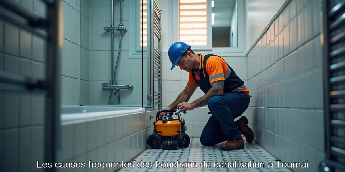 Les causes fréquentes des bouchons de canalisation à Tournai