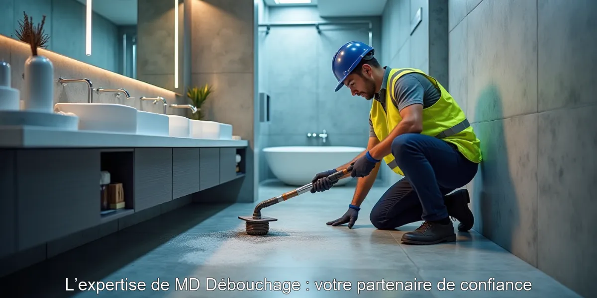 L’expertise de MD Débouchage : votre partenaire de confiance