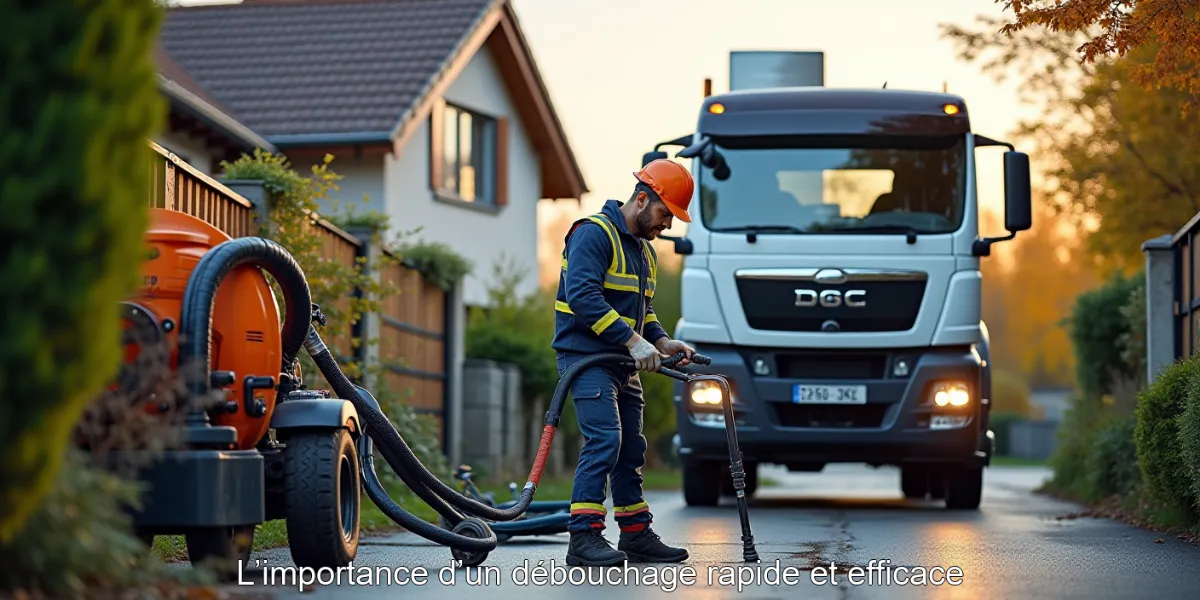 L’importance d’un débouchage rapide et efficace