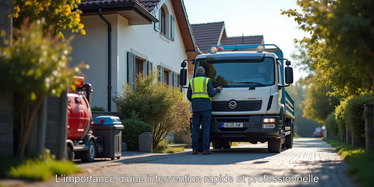 L’importance d’une intervention rapide et professionnelle