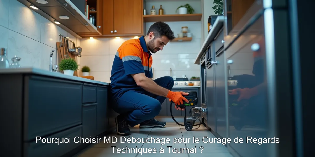 Pourquoi Choisir MD Débouchage pour le Curage de Regards Techniques à Tournai ?