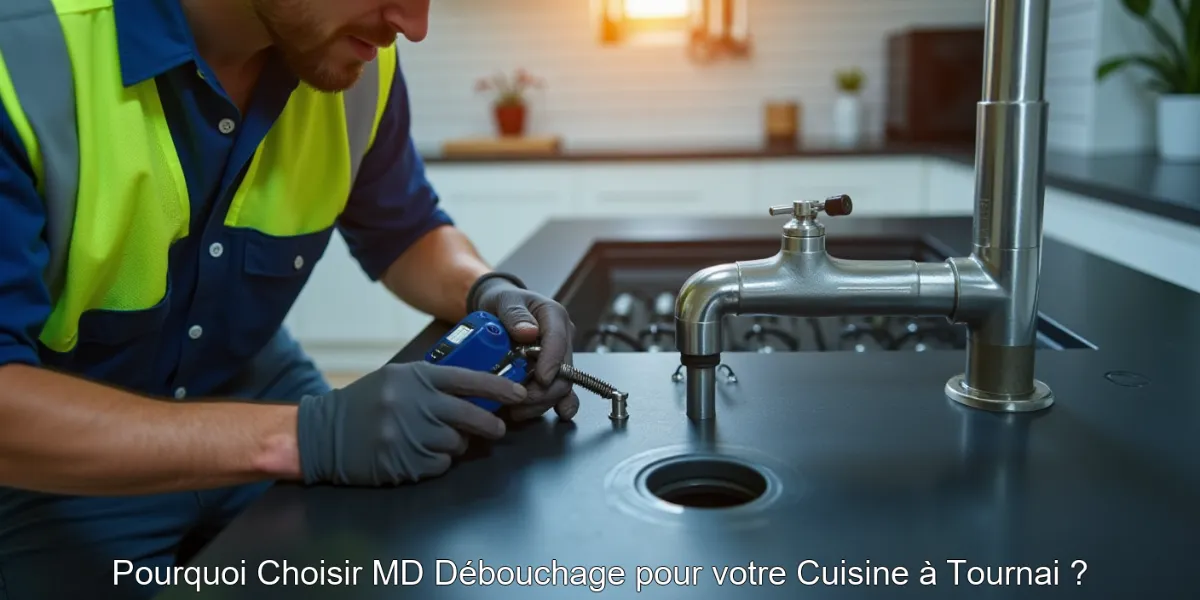 Pourquoi Choisir MD Débouchage pour votre Cuisine à Tournai ?
