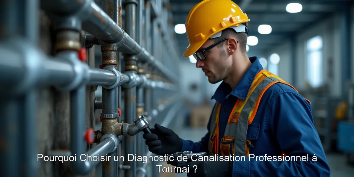 Pourquoi Choisir un Diagnostic de Canalisation Professionnel à Tournai ?