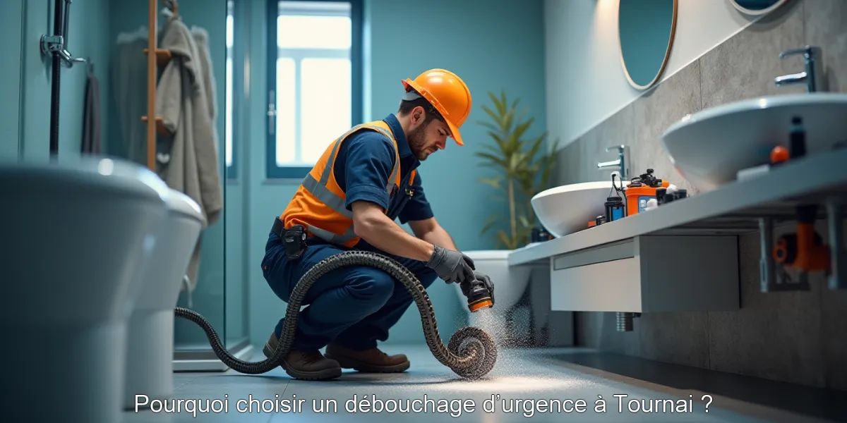 Pourquoi choisir un débouchage d’urgence à Tournai ?