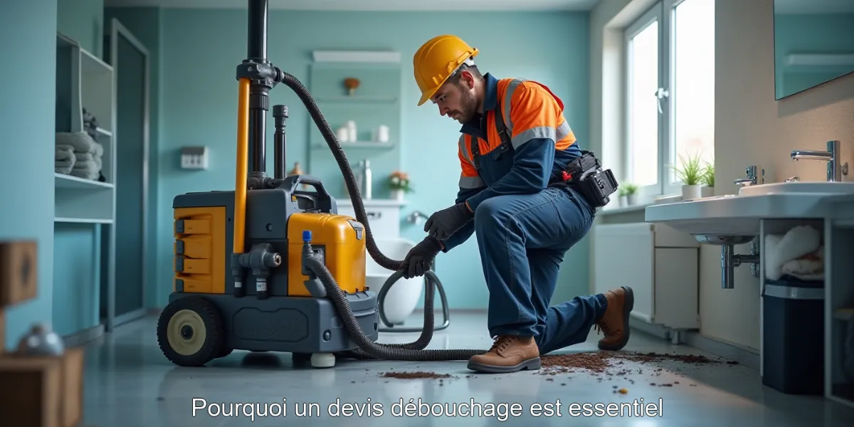 Pourquoi un devis débouchage est essentiel