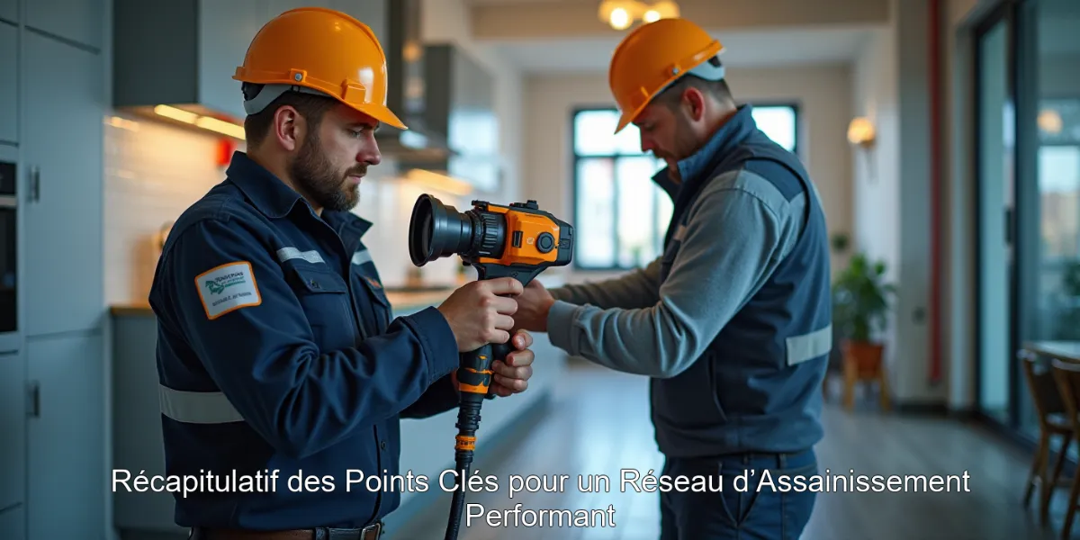 Récapitulatif des Points Clés pour un Réseau d’Assainissement Performant