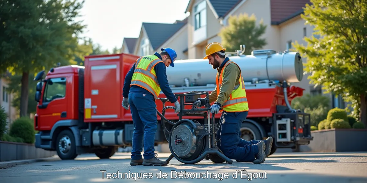 Techniques de Débouchage d’Égout